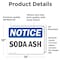 Signmission Soda Ash, 14 in W x Rectangle, Vinyl Decal OS-2PACK-NS-D-1014-L-18355 - alternate 4